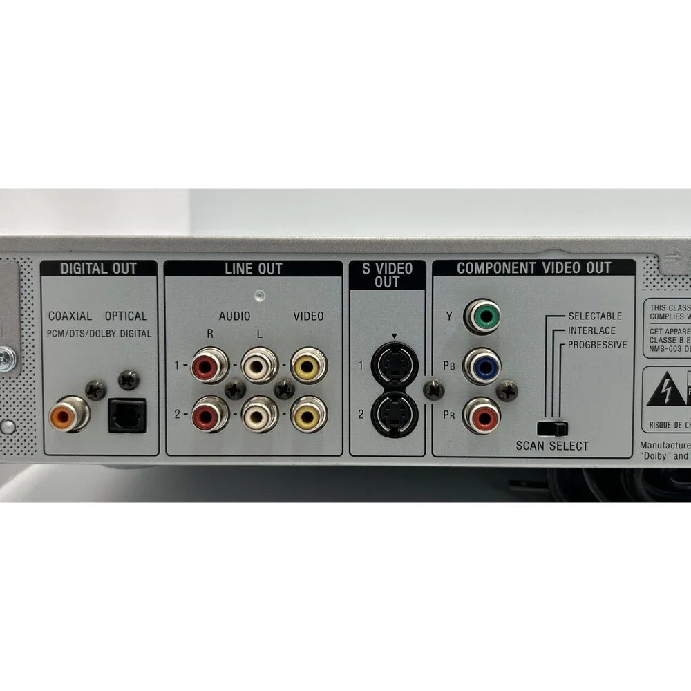 Sony DVP-NS715P CD/DVD Player Progressive Scan Silver Vintage No Remote